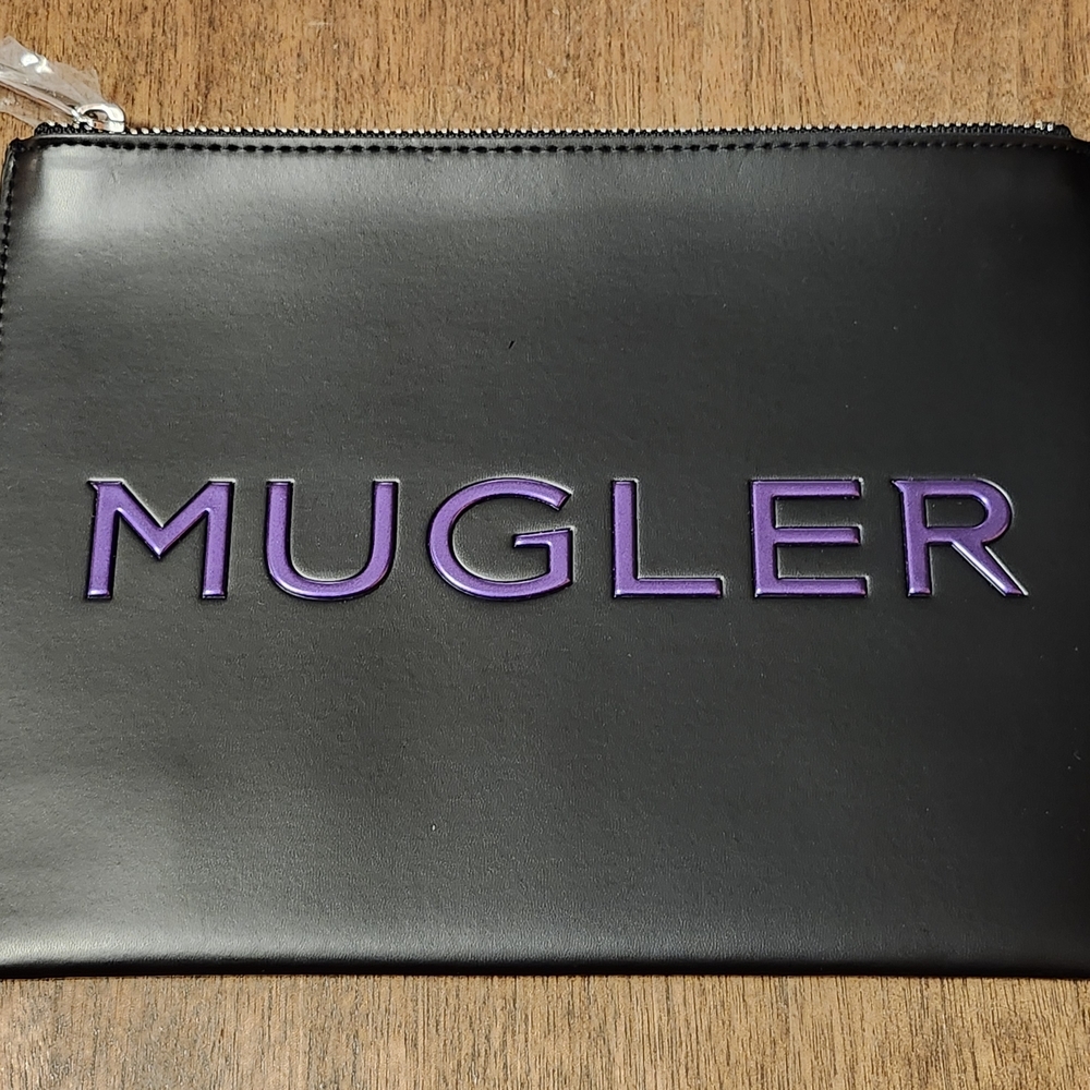 Mugler Black and Purple Men's Bag